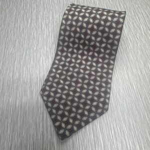 Christian Dior‎ Vintage Silk Geometric Pattern Tie Made in USA Menswear Luxury